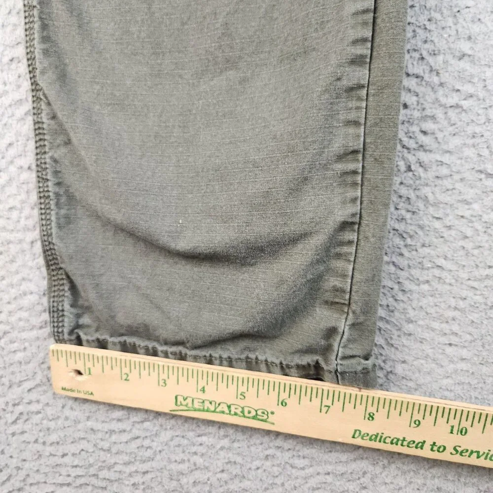 Wrangler Workwear Pants Men's 34x30 Ripstop Straight Leg Green - Picture 6 of 9